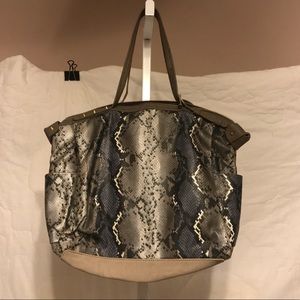 Rachel Roy NWT python print large nwt handbag